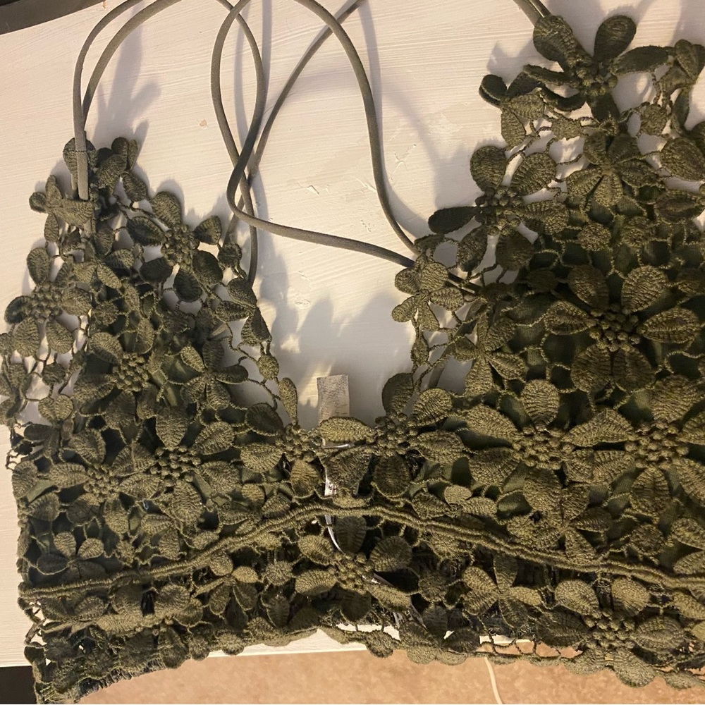 Olive Green Bralette